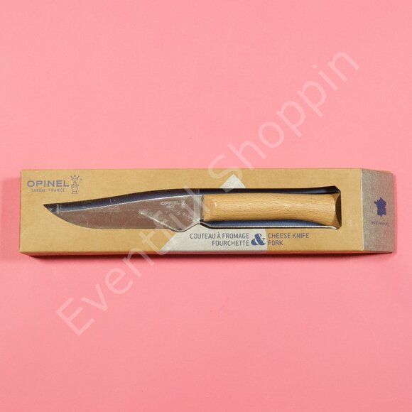 Opinel Other - Opinel Cheese Knife & Fork Olive Wood New